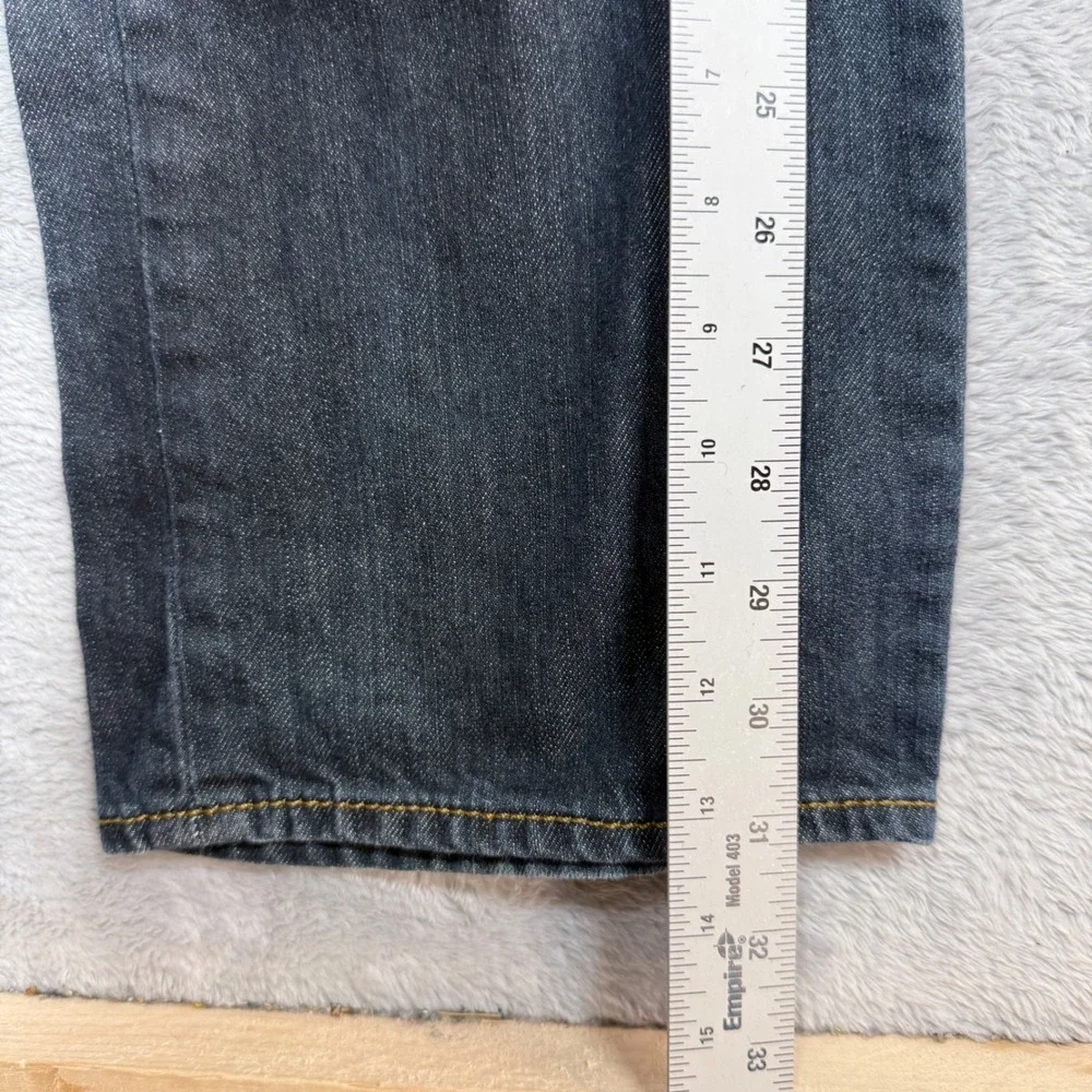 Levis 505 Regular Fit Jeans Mens 36x32 (Fits 37x31) Dark Wash Denim Pants